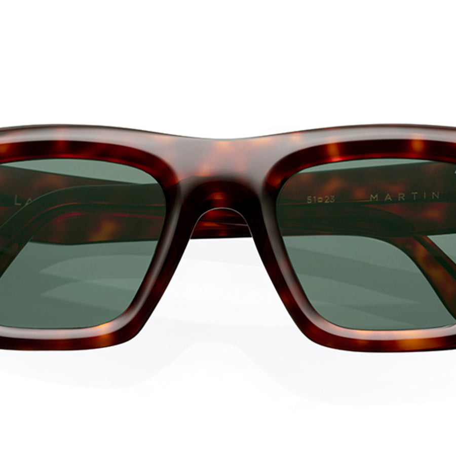 Lapima Martin X Collection Havana Moss Sunglasses - front view