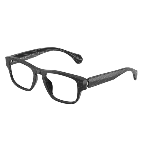 Alain Mikli AO3518 Colour 005 — dark marble textured square acetate eyeglasses