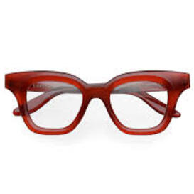 Lapima Lisa Petit Red Eyeglasses - front view