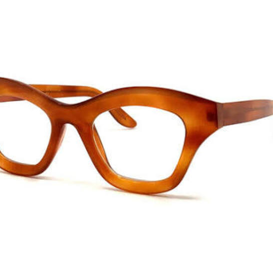 Lapima Tessa Petit Caramel Eyeglasses - angle view