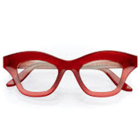Lapima Tessa Petit Red Eyeglasses - full frame view