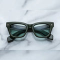 Jacques Marie Mage Dealan Sunglasses - Evergreen