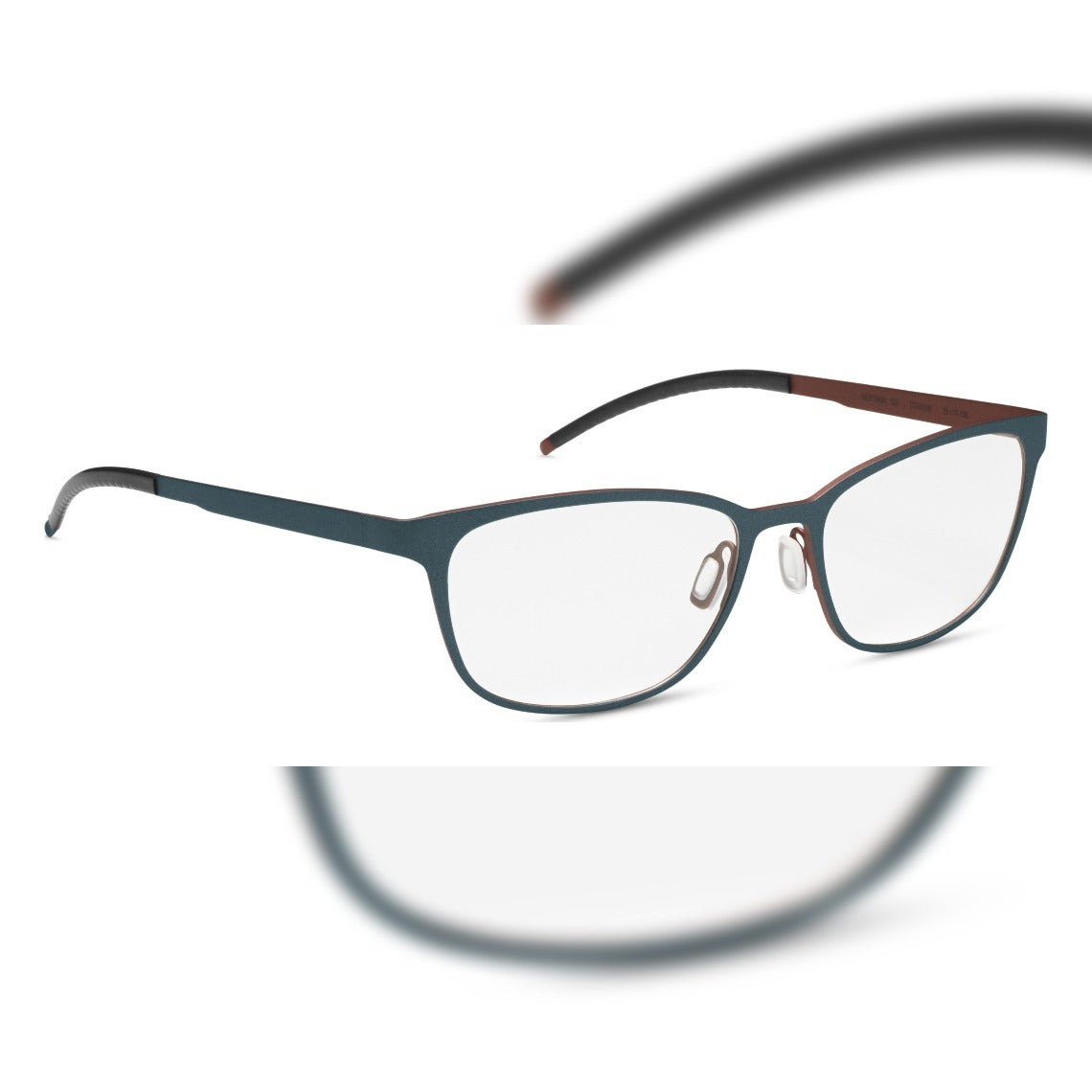 Orgreen Mentawai 923 optical frames in teal and brown
