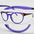 Orgreen Natalia AO70 acetate optical frames in translucent violet with tortoise temples