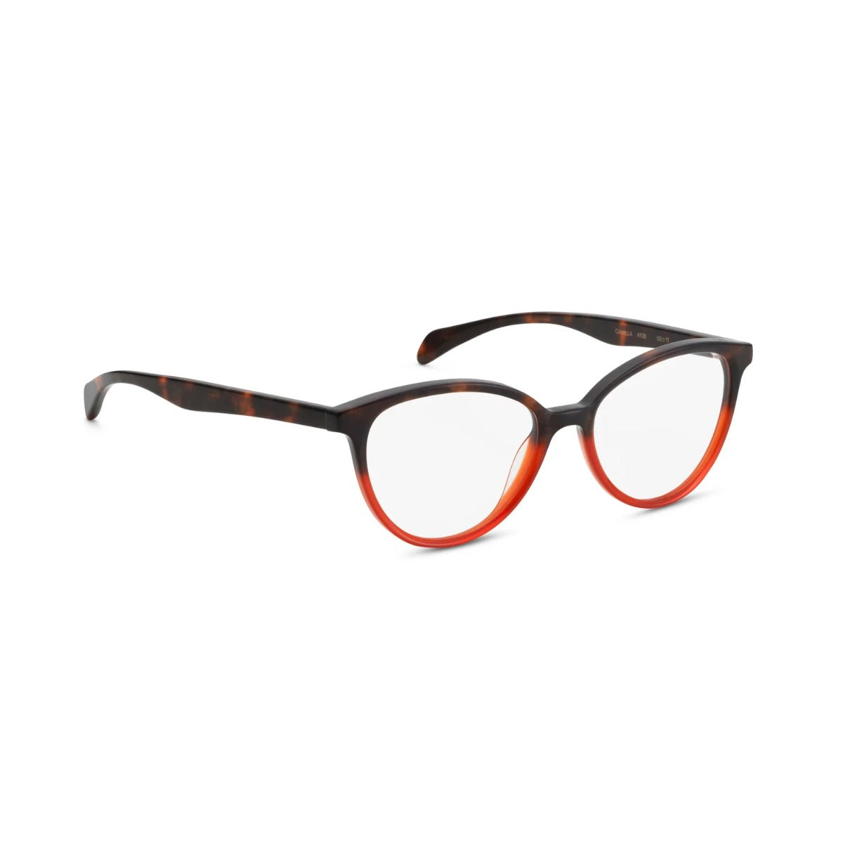 Orgreen Camilla A108 acetate optical frames in tortoiseshell to red gradient