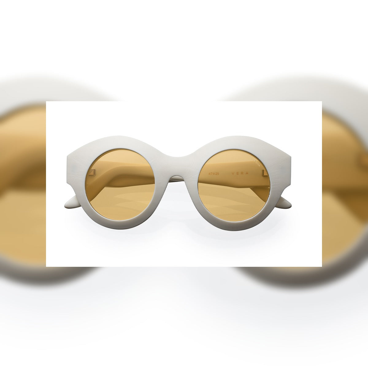 Lapima Vera Sunglasses- Natural White