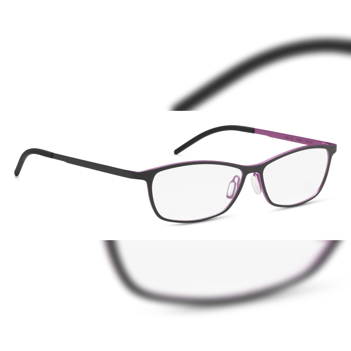 Orgreen Klein 1022 optical frames in matte black and purple