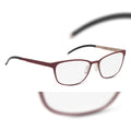 Orgreen Mentawai 904 optical frames in matte burgundy with gold temples