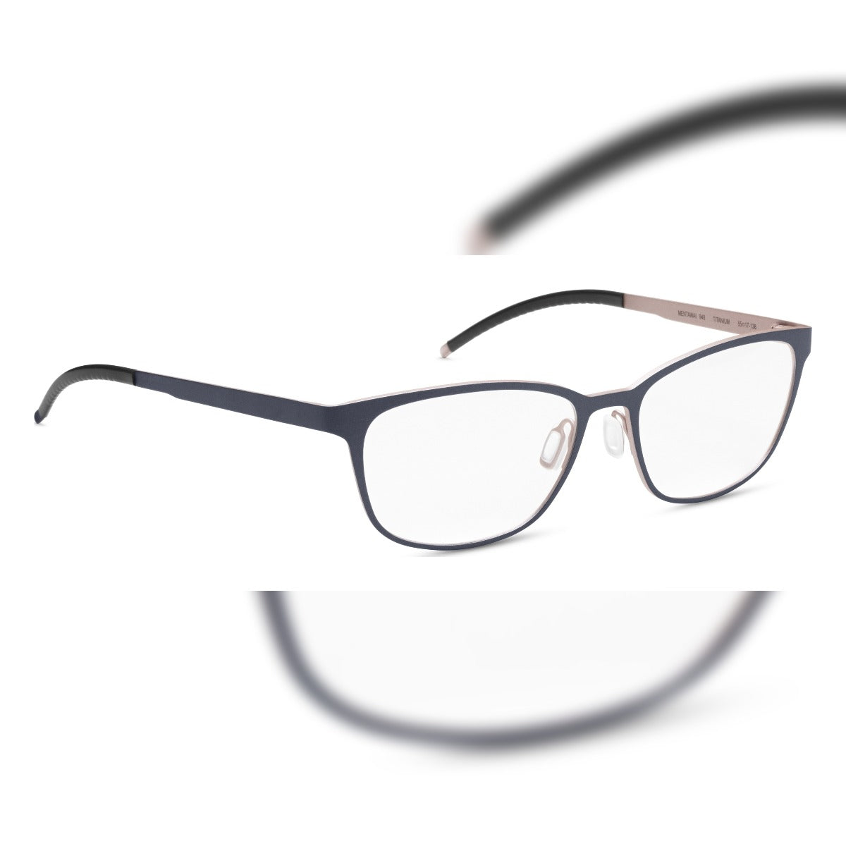 Orgreen Mentawai 948 optical frames in matte navy with silver temples