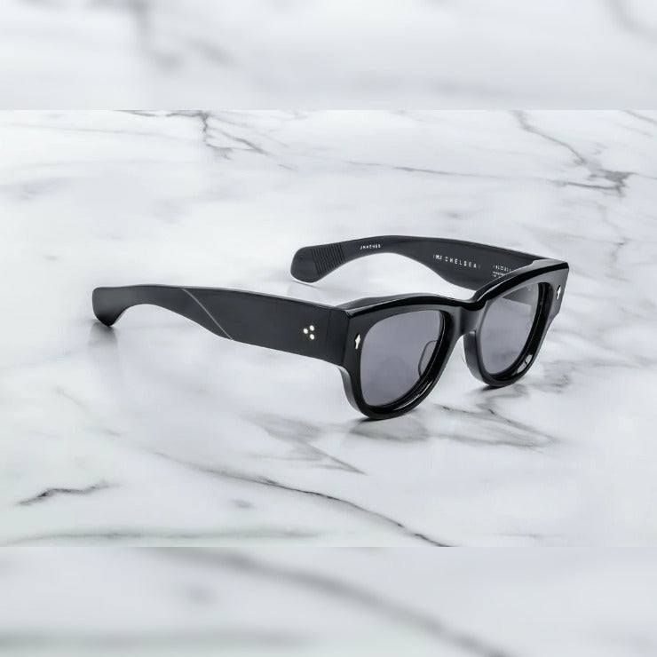 Jacques Marie Mage Chelsea Sunglasses - Black