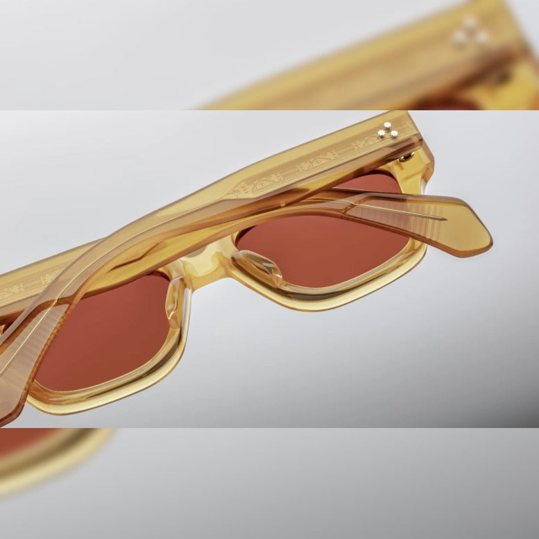 Jacques Marie Mage Fellini Sunglasses - Honey