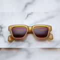 Jacques Marie Mage Fellini Sunglasses - Honey