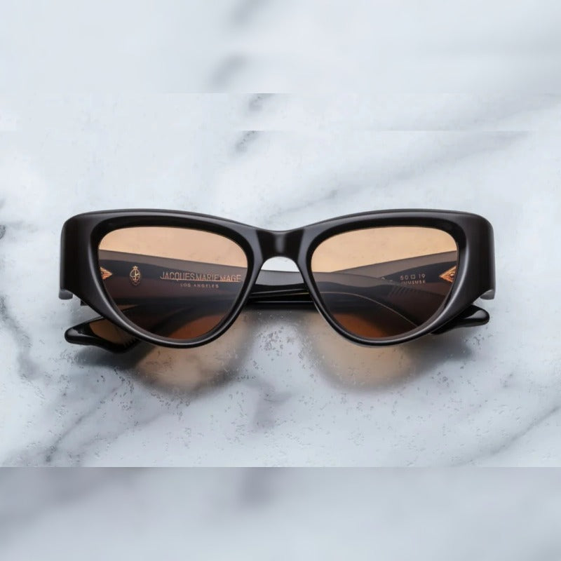 Jacques Marie Mage Seymour Sunglasses - Walnut
