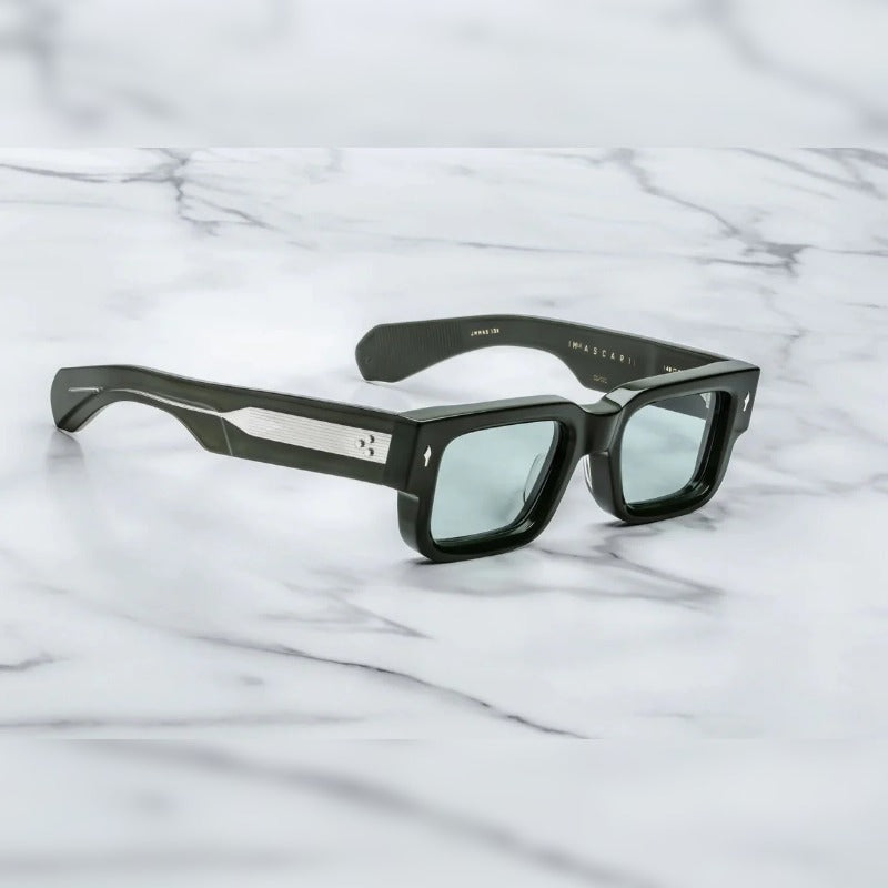 Jacques Marie Mage Ascari Sunglasses - Evergreen