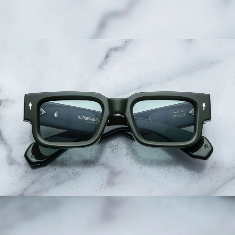 Jacques Marie Mage Ascari Sunglasses - Evergreen