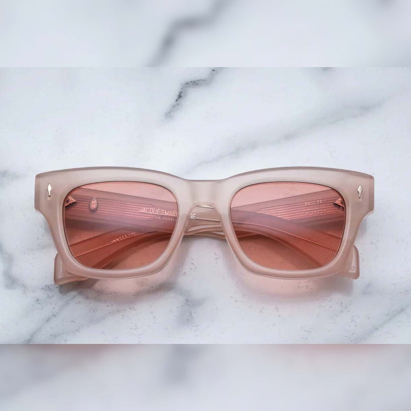 Jacques Marie Mage Dealan 53 Sunglasses - Pink Quartz