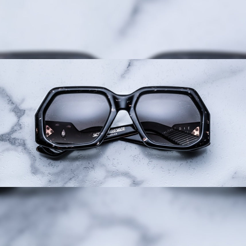 Jacques Marie Mage Edie Sunglasses - Granite